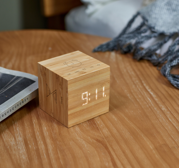 Cube Plus Click Clock - Wecker